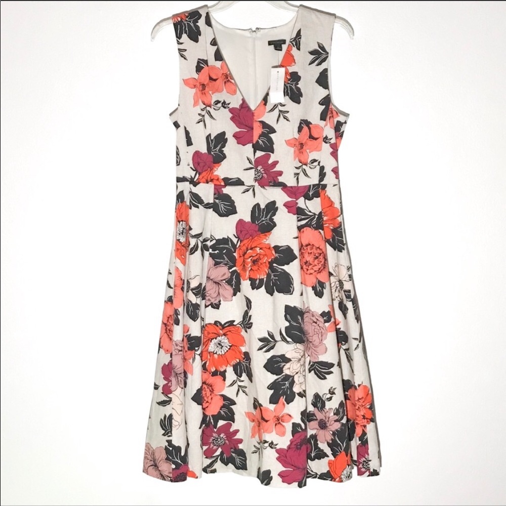 Ann Taylor Floral Sleeveless Dress 4